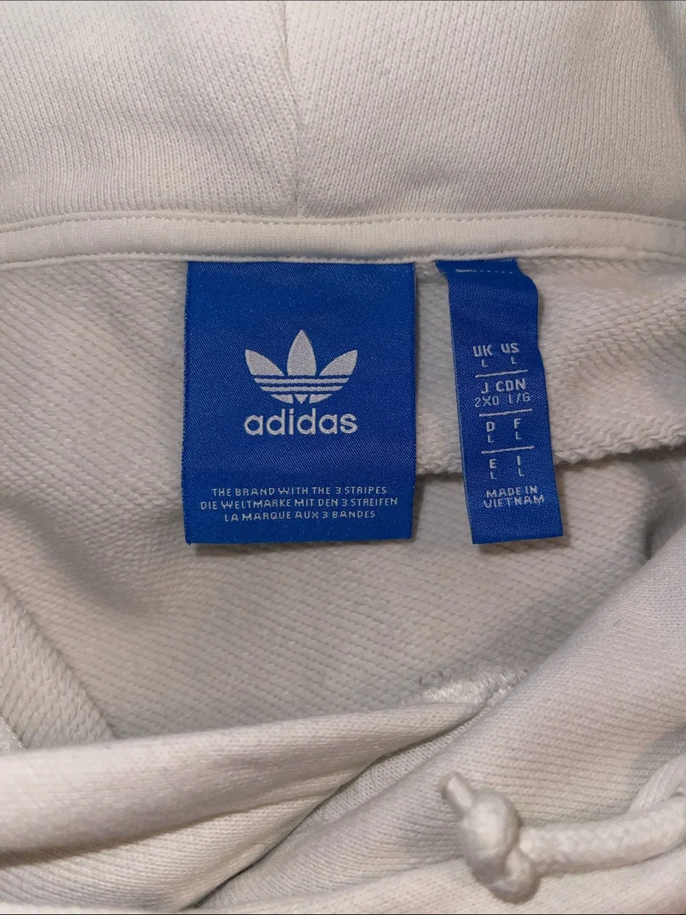adidas markings left